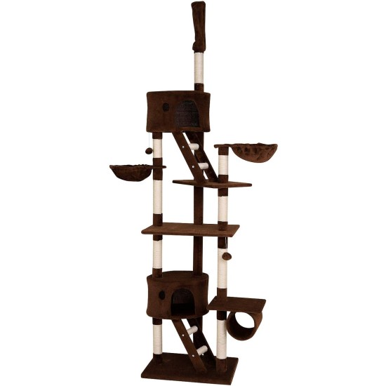 Cat Scratching Post, scratching post for Cats, Ceiling Height (Adjustable with Ceiling Clamp) 240-260 cm Cat Scratching Post, scratching post for Cats, Ceiling Height (Adjustable with Ceiling Clamp) 240-260 cm