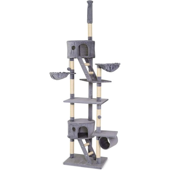 Cat Scratching Post, scratching post for Cats, Ceiling Height (Adjustable with Ceiling Clamp) 240-260 cm Cat Scratching Post, scratching post for Cats, Ceiling Height (Adjustable with Ceiling Clamp) 240-260 cm