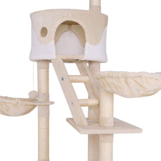 Cat Scratching Post, scratching post for Cats, Ceiling Height (Adjustable with Ceiling Clamp) 240-260 cm Cat Scratching Post, scratching post for Cats, Ceiling Height (Adjustable with Ceiling Clamp) 240-260 cm