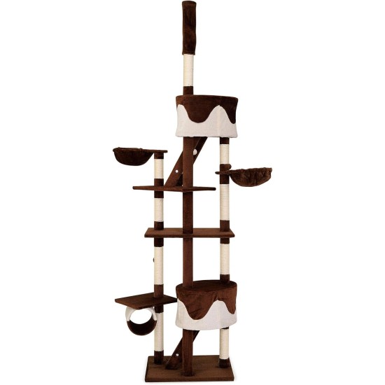 Cat Scratching Post, scratching post for Cats, Ceiling Height (Adjustable with Ceiling Clamp) 240-260 cm Cat Scratching Post, scratching post for Cats, Ceiling Height (Adjustable with Ceiling Clamp) 240-260 cm