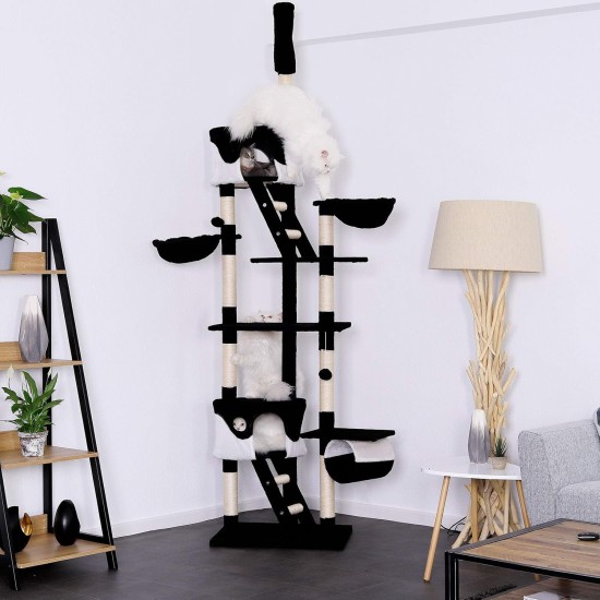 Cat Scratching Post, scratching post for Cats, Ceiling Height (Adjustable with Ceiling Clamp) 240-260 cm Cat Scratching Post, scratching post for Cats, Ceiling Height (Adjustable with Ceiling Clamp) 240-260 cm