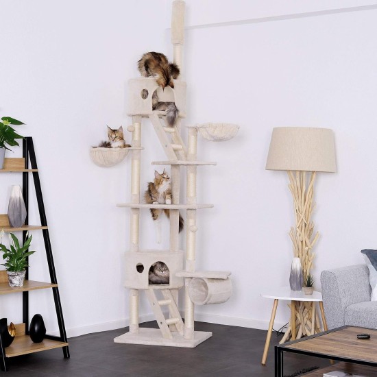 Cat Scratching Post, scratching post for Cats, Ceiling Height (Adjustable with Ceiling Clamp) 240-260 cm Cat Scratching Post, scratching post for Cats, Ceiling Height (Adjustable with Ceiling Clamp) 240-260 cm