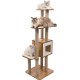 Catit VESPER Cat Furniture High Base XL Walnut Cube Cave with 3 Platforms Catit VESPER Cat Furniture High Base XL Walnut Cube Cave with 3 Platforms