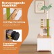 FANTASK 175 cm Cat Scratching Post with Cat Cabinet, Cat Tree with Scratching Board & Entrance & Play Ball & Ladder & Artificial Plant, Cat House Cat Scratching Post Large with Cave, Cat Furniture FANTASK 175 cm Cat Scratching Post with Cat Cabinet, Cat Tree with Scratching Board & Entrance & Play Ball & Ladder & Artificial Plant, Cat House Cat Scratching Post Large with Cave, Cat Furniture