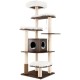 FANTASK 6 Tier Cat Scratching Post, Cat Playhouse with Cave and Mats, Activity Tree, Climbing Tree, Cat House FANTASK 6 Tier Cat Scratching Post, Cat Playhouse with Cave and Mats, Activity Tree, Climbing Tree, Cat House