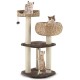 FANTASK Cat Scratching Post with Beds, Cat Scratching Post, Activity Tree, Climbing Tree, Cat House FANTASK Cat Scratching Post with Beds, Cat Scratching Post, Activity Tree, Climbing Tree, Cat House