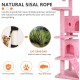 FDW Cat Scratching Tree, Height 139 cm, Play Tower for Cats with 2 Caves, 3 Platforms, 2 Sisal Balls, Climbing Tree, Multiple Levels, Ideal for 3-4 Cats, Grey/Navy FDW Cat Scratching Tree, Height 139 cm, Play Tower for Cats with 2 Caves, 3 Platforms, 2 Sisal Balls, Climbing Tree, Multiple Levels, Ideal for 3-4 Cats, Grey/Navy