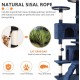 FDW Cat Scratching Tree, Height 139 cm, Play Tower for Cats with 2 Caves, 3 Platforms, 2 Sisal Balls, Climbing Tree, Multiple Levels, Ideal for 3-4 Cats, Grey/Navy FDW Cat Scratching Tree, Height 139 cm, Play Tower for Cats with 2 Caves, 3 Platforms, 2 Sisal Balls, Climbing Tree, Multiple Levels, Ideal for 3-4 Cats, Grey/Navy