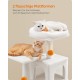 Feandrea Cat Scratching Post, 112cm High, Multi Level Cat Tree with 4 Scratching Posts, 2 Platforms, Hammock, Cave, Smoke Grey, PCT261G01 Feandrea Cat Scratching Post, 112cm High, Multi Level Cat Tree with 4 Scratching Posts, 2 Platforms, Hammock, Cave, Smoke Grey, PCT261G01
