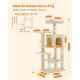 Feandrea Cat Scratching Post 143 cm High Multi-Tier Cat Tree with 4 Scratching Posts 2 Platforms Hammock Cave Cream White PCT161T01 Feandrea Cat Scratching Post 143 cm High Multi-Tier Cat Tree with 4 Scratching Posts 2 Platforms Hammock Cave Cream White PCT161T01