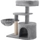 Feandrea Cat Tree, Small Cat Tower, Cat Houses, Kitten Play Centre with Scratching Post, Basket, Cave, Light Grey UPCT59W Feandrea Cat Tree, Small Cat Tower, Cat Houses, Kitten Play Centre with Scratching Post, Basket, Cave, Light Grey UPCT59W