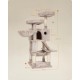 Feandrea Large Cat Scratching Post with Soft Cover for Large Cats Ombre Brown White PCT162M01 Feandrea Large Cat Scratching Post with Soft Cover for Large Cats Ombre Brown White PCT162M01