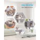 Hey-brother EMPJ050W 154 cm Stable Cat Scratching Post with Sisal Rope, Hammock, Basket, House and Platform, Light Grey Hey-brother EMPJ050W 154 cm Stable Cat Scratching Post with Sisal Rope, Hammock, Basket, House and Platform, Light Grey