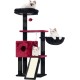 Hey-brother MPJ007SW Cat Scratching Post, 108 cm Indoor Cat Tree, Multi-Tier Cat Scratching Post for Kittens, with Scratching Posts, Ramp, Baskets, Spacious Cat Hole and Hanging Pompom Toy, Light Grey Hey-brother MPJ007SW Cat Scratching Post, 108 cm Indoor Cat Tree, Multi-Tier Cat Scratching Post for Kittens, with Scratching Posts, Ramp, Baskets, Spacious Cat Hole and Hanging Pompom Toy, Light Grey