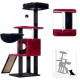 Hey-brother MPJ007SW Cat Scratching Post, 108 cm Indoor Cat Tree, Multi-Tier Cat Scratching Post for Kittens, with Scratching Posts, Ramp, Baskets, Spacious Cat Hole and Hanging Pompom Toy, Light Grey Hey-brother MPJ007SW Cat Scratching Post, 108 cm Indoor Cat Tree, Multi-Tier Cat Scratching Post for Kittens, with Scratching Posts, Ramp, Baskets, Spacious Cat Hole and Hanging Pompom Toy, Light Grey