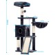 Hey-brother MPJ007SW Cat Scratching Post, 108 cm Indoor Cat Tree, Multi-Tier Cat Scratching Post for Kittens, with Scratching Posts, Ramp, Baskets, Spacious Cat Hole and Hanging Pompom Toy, Light Grey Hey-brother MPJ007SW Cat Scratching Post, 108 cm Indoor Cat Tree, Multi-Tier Cat Scratching Post for Kittens, with Scratching Posts, Ramp, Baskets, Spacious Cat Hole and Hanging Pompom Toy, Light Grey