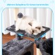 Hey-brother MPJ007SW Cat Scratching Post, 108 cm Indoor Cat Tree, Multi-Tier Cat Scratching Post for Kittens, with Scratching Posts, Ramp, Baskets, Spacious Cat Hole and Hanging Pompom Toy, Light Grey Hey-brother MPJ007SW Cat Scratching Post, 108 cm Indoor Cat Tree, Multi-Tier Cat Scratching Post for Kittens, with Scratching Posts, Ramp, Baskets, Spacious Cat Hole and Hanging Pompom Toy, Light Grey