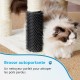 Hey-brother MPJ035-MG Cat Scratching Post, 188 cm XXL Climbing Tree with 2 Large Platforms, 3 Caves, 2 Baskets, Plush Balls and Sisal Scratching Posts, Multi-Level Cat Scratching Post, Smoke Grey
