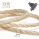 Homewit Sisal Rope for Scratching Post, Sisal Rope 8 mm (25 Metres), Sisal Rope for Cats, Natural Sisal Rope, Suitable for Garden Decoration, Cat Tree - (Black)