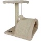 Love Story, Cat Scratching Post with Toy and Tunnel 38 cm Natural
