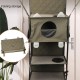 MENDUNER Door Mounted Cat Climber, 420D Nylon, Space Saving Solution, Foldable with Removable Cushion, Interactive Toy with Bells MENDUNER Door Mounted Cat Climber, 420D Nylon, Space Saving Solution, Foldable with Removable Cushion, Interactive Toy with Bells