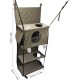 MENDUNER Door Mounted Cat Climber, 420D Nylon, Space Saving Solution, Foldable with Removable Cushion, Interactive Toy with Bells MENDUNER Door Mounted Cat Climber, 420D Nylon, Space Saving Solution, Foldable with Removable Cushion, Interactive Toy with Bells