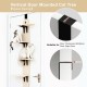 MEWOOFUN 4 Tier Door Hanging Cat Tree Vertical Cat Tree with Carpet Floor for Indoor Cats (Door Mounted, 67"H x 22.2"L x 10.5"W MEWOOFUN 4 Tier Door Hanging Cat Tree Vertical Cat Tree with Carpet Floor for Indoor Cats (Door Mounted, 67"H x 22.2"L x 10.5"W