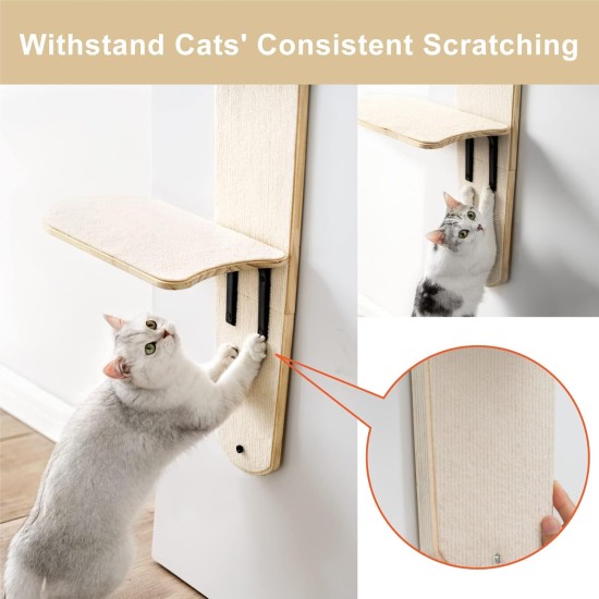 MEWOOFUN 4 Tier Door Hanging Cat Tree Vertical Cat Tree with Carpet Floor for Indoor Cats (Door Mounted, 67"H x 22.2"L x 10.5"W MEWOOFUN 4 Tier Door Hanging Cat Tree Vertical Cat Tree with Carpet Floor for Indoor Cats (Door Mounted, 67"H x 22.2"L x 10.5"W
