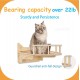 MIUZMORE Pine Cat Wall Shelves, Set of 5 Cat Wall Furniture, Cat Scratching Post with 3 Levels, Cat Perch, Cat House and Cat House, 4 Cat Toys - Cat Shelves for Wall MIUZMORE Pine Cat Wall Shelves, Set of 5 Cat Wall Furniture, Cat Scratching Post with 3 Levels, Cat Perch, Cat House and Cat House, 4 Cat Toys - Cat Shelves for Wall