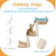 MIUZMORE Pine Cat Wall Shelves, Set of 5 Cat Wall Furniture, Cat Scratching Post with 3 Levels, Cat Perch, Cat House and Cat House, 4 Cat Toys - Cat Shelves for Wall MIUZMORE Pine Cat Wall Shelves, Set of 5 Cat Wall Furniture, Cat Scratching Post with 3 Levels, Cat Perch, Cat House and Cat House, 4 Cat Toys - Cat Shelves for Wall