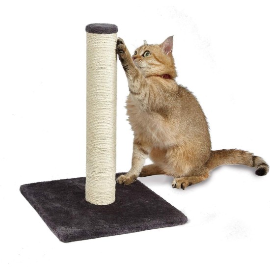 Meerveil Cat Tree, 145 cm High, Large Cat Scratching Post, Multi-Level Sturdy Cat Climbing Tower with Padded Plush Perches, Play Towers, Cat Climbing Tower, Toy for Cat Activities, Light Grey Meerveil Cat Tree, 145 cm High, Large Cat Scratching Post, Multi-Level Sturdy Cat Climbing Tower with Padded Plush Perches, Play Towers, Cat Climbing Tower, Toy for Cat Activities, Light Grey