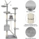 Meerveil Cat Tree Sturdy XXL with Widened and Thickened Base Plate, High Quality Sisal and 2 Houses, Height: 210 cm. Meerveil Cat Tree Sturdy XXL with Widened and Thickened Base Plate, High Quality Sisal and 2 Houses, Height: 210 cm.