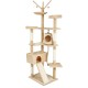 Meerveil Cat Tree Sturdy XXL with Widened and Thickened Base Plate, High Quality Sisal and 2 Houses, Height: 210 cm. Meerveil Cat Tree Sturdy XXL with Widened and Thickened Base Plate, High Quality Sisal and 2 Houses, Height: 210 cm.