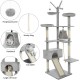 Meerveil Cat Tree Sturdy XXL with Widened and Thickened Base Plate, High Quality Sisal and 2 Houses, Height: 210 cm. Meerveil Cat Tree Sturdy XXL with Widened and Thickened Base Plate, High Quality Sisal and 2 Houses, Height: 210 cm.