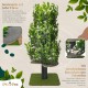 Natural Scratching Post for Climbing, Hiding and Sleeping - Large with Interchangeable Leaves - Multi-Stage, Easy to Assemble - Pet-Safe Materials, Durable and Patented Robust Cat Tree