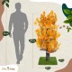 Natural Scratching Post for Climbing, Hiding and Sleeping - Large with Interchangeable Leaves - Multi-Stage, Easy to Assemble - Pet-Safe Materials, Durable and Patented Robust Cat Tree
