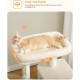 PAWZ Road Luxury Cat Tree Large Cat Play Tower Activity Centre Stable and Stable Cat Tree with Hammock and Beautiful Cat House Grey 143 cm PAWZ Road Luxury Cat Tree Large Cat Play Tower Activity Centre Stable and Stable Cat Tree with Hammock and Beautiful Cat House Grey 143 cm