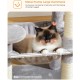 PAWZ Road Luxury Cat Tree Large Cat Play Tower Activity Centre Stable and Stable Cat Tree with Hammock and Beautiful Cat House Grey 143 cm PAWZ Road Luxury Cat Tree Large Cat Play Tower Activity Centre Stable and Stable Cat Tree with Hammock and Beautiful Cat House Grey 143 cm