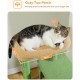 PAWZ Road Luxury Cat Tree Large Cat Play Tower Activity Centre Stable and Stable Cat Tree with Hammock and Beautiful Cat House Grey 143 cm PAWZ Road Luxury Cat Tree Large Cat Play Tower Activity Centre Stable and Stable Cat Tree with Hammock and Beautiful Cat House Grey 143 cm