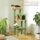 PAWZ Road Luxury Cat Tree Large Cat Play Tower Activity Centre Stable and Stable Cat Tree with Hammock and Beautiful Cat House Grey 143 cm PAWZ Road Luxury Cat Tree Large Cat Play Tower Activity Centre Stable and Stable Cat Tree with Hammock and Beautiful Cat House Grey 143 cm
