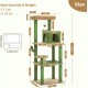 PAWZ Road Luxury Cat Tree Large Cat Play Tower Activity Centre Stable and Stable Cat Tree with Hammock and Beautiful Cat House Grey 143 cm PAWZ Road Luxury Cat Tree Large Cat Play Tower Activity Centre Stable and Stable Cat Tree with Hammock and Beautiful Cat House Grey 143 cm