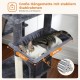 PETEPELA 180 cm Large Multi-Level Cat Tree for Large Cats, with 6 Sisal Columns, 2 Scratching Boards, 2 Platforms, 1 Hammock, 2 Play Balls, Plush Fabric, Grey PETEPELA 180 cm Large Multi-Level Cat Tree for Large Cats, with 6 Sisal Columns, 2 Scratching Boards, 2 Platforms, 1 Hammock, 2 Play Balls, Plush Fabric, Grey