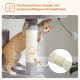 PETEPELA 180 cm Large Multi-Level Cat Tree for Large Cats, with 6 Sisal Columns, 2 Scratching Boards, 2 Platforms, 1 Hammock, 2 Play Balls, Plush Fabric, Grey PETEPELA 180 cm Large Multi-Level Cat Tree for Large Cats, with 6 Sisal Columns, 2 Scratching Boards, 2 Platforms, 1 Hammock, 2 Play Balls, Plush Fabric, Grey