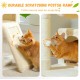 PETEPELA Cat Scratching Post 104 cm with 2 Spacious Caves for Indoor Cats, Cat House with Comfortable Hammock, Padded Perch, Scratching Pad and Removable Play Ball, Black PETEPELA Cat Scratching Post 104 cm with 2 Spacious Caves for Indoor Cats, Cat House with Comfortable Hammock, Padded Perch, Scratching Pad and Removable Play Ball, Black