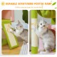PETEPELA Cat Scratching Post 104 cm with 2 Spacious Caves for Indoor Cats, Cat House with Comfortable Hammock, Padded Perch, Scratching Pad and Removable Play Ball, Black PETEPELA Cat Scratching Post 104 cm with 2 Spacious Caves for Indoor Cats, Cat House with Comfortable Hammock, Padded Perch, Scratching Pad and Removable Play Ball, Black