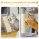 PETEPELA Cat Scratching Post 104 cm with 2 Spacious Caves for Indoor Cats, Cat House with Comfortable Hammock, Padded Perch, Scratching Pad and Removable Play Ball, Black PETEPELA Cat Scratching Post 104 cm with 2 Spacious Caves for Indoor Cats, Cat House with Comfortable Hammock, Padded Perch, Scratching Pad and Removable Play Ball, Black