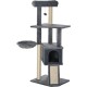 PawHut Activity Scratching Posts Cat Tower Cat Scratching Post Activity Centre Multifunctional Play Ball Hanging Ball Cave Platforms Grey PawHut Activity Scratching Posts Cat Tower Cat Scratching Post Activity Centre Multifunctional Play Ball Hanging Ball Cave Platforms Grey