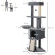 PawHut Activity Scratching Posts Cat Tower Cat Scratching Post Activity Centre Multifunctional Play Ball Hanging Ball Cave Platforms Grey PawHut Activity Scratching Posts Cat Tower Cat Scratching Post Activity Centre Multifunctional Play Ball Hanging Ball Cave Platforms Grey