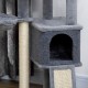 PawHut Activity Scratching Posts Cat Tower Cat Scratching Post Activity Centre Multifunctional Play Ball Hanging Ball Cave Platforms Grey PawHut Activity Scratching Posts Cat Tower Cat Scratching Post Activity Centre Multifunctional Play Ball Hanging Ball Cave Platforms Grey