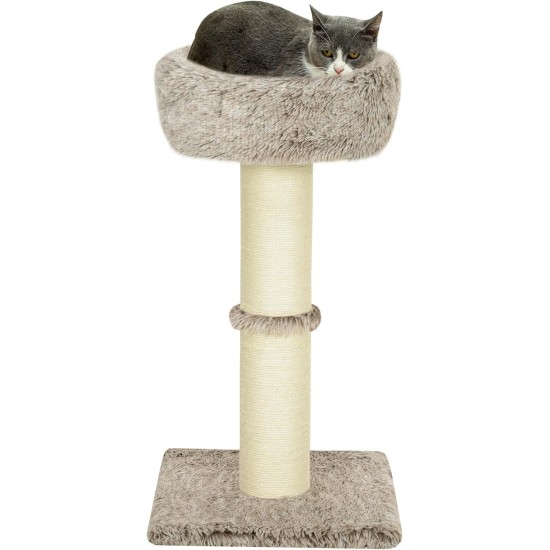 PawHut Cat Scratching Post with Cat Cave, Bed, Play Ball, Cat Scratching Post with Sisal Scratching Posts, for Cats up to 5 kg, Dark Brown PawHut Cat Scratching Post with Cat Cave, Bed, Play Ball, Cat Scratching Post with Sisal Scratching Posts, for Cats up to 5 kg, Dark Brown